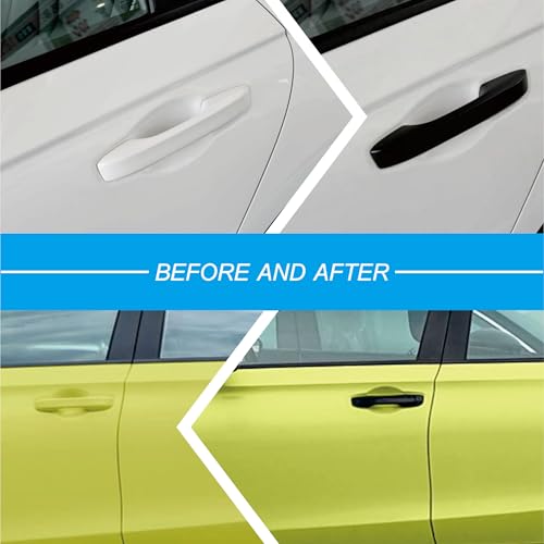 Snap-on Car Door Exterior Handle Protection Cover Compatible with Civic/Accord/CR-V/HR-V 2023-2025- Glossy Black