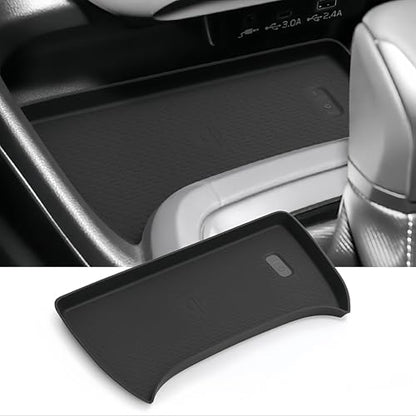 Wireless Charging Protective Mat for Subaru Crosstrek/Impreza 2026 2025 2024, Center Console Interior Accessories Silicone Anti-Slip Wireless Charger Cover Pad for 2024-2026 Crosstrek/Impreza - style: Fits for Subaru Crosstrek/Impreza 2024-2026