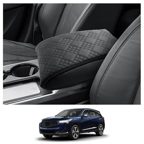 CDEFG for 2026 RDX Center Console Cover for 2025 2026 RDX Accessories Armrest Pad Middle Console Pad Arm Rest Cushion Leather Cover - color: Thick Pad for 2025+ RDX