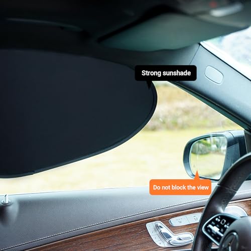 Car Side Window Sun Shades, 2 PCS Window Sunshades Privacy Curtains, Sun Glare and UV Rays Protection, Block Light for Breastfeeding, Taking a nap, Changing Clothes, Camping (Rear Window) - size: 2 PCS #Rear Window
