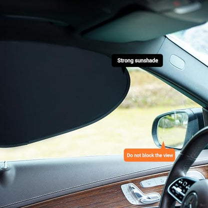 Car Side Window Sun Shades, 2 PCS Window Sunshades Privacy Curtains, Sun Glare and UV Rays Protection, Block Light for Breastfeeding, Taking a nap, Changing Clothes, Camping (Rear Window) - size: 2 PCS #Rear Window