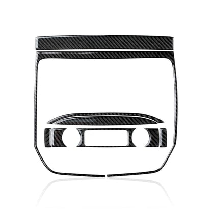 Car Carbon Fiber Decal Cover Interior Trim Central Control Panel B Sticker for Chevrolet Silverado/GMC Sierra 1500 2500HD 3500HD 2014-2018 Accessories - color: Central Control Panel B