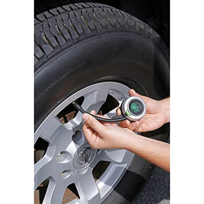 Slime 20187 Tire Pressure Gauge, Digital, Wraparound, Fits Any Size Tire Rims (0-120 Psi) - size: Wraparound, style: Digital