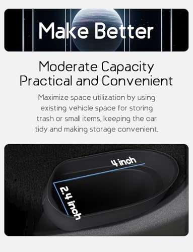 BMZX Car Trash Can Trash Bin, Accessories for Interior Mini Garbage Can, Car Door Trash Can,Multifunctional Organizers and Storage, Home and Office