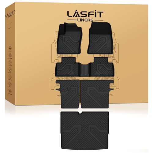 LASFIT Floor Mats & Seatback Mats & Cargo Mat for Nissan Kicks 2025-2026 FWD (Not Fit AWD & 2025 Kicks Play),All Weather TPE Custom Fit Durable Floor Liners for Kicks 2025-2026 S/SR/SV Car Mats - size: 1)For Nissan Kicks | 2025-2026 | FWD