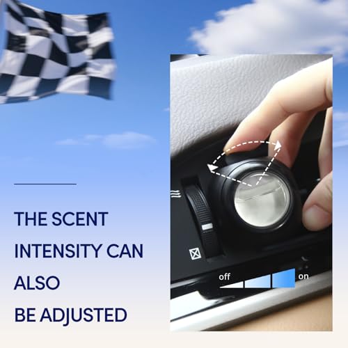 Car Air Freshener Vent Clips, 8 Pack, Provides Long-Lasting Scent, Up to 240 Days, Odor Eliminator (New Car Scent) - color: New Car