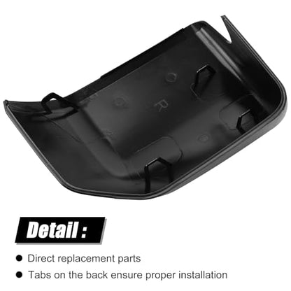 Textured Direct Replacement Side Mirror Covers Caps for 2015-2020 Ford F150, Directly Replace Style, Not Sticker Style - color: Textured