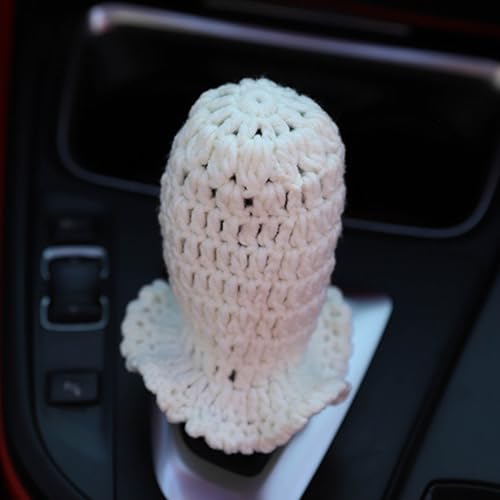 Crochet Shift Knob Cover, Universal Handmade Sunflower Boho Car Accessories for Women, Car Shift Boots Knobs Cover Automotive Interior Fits Car Truck SUV (47#SC) - color: 47#SC