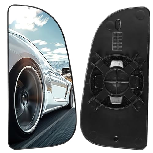 Passenger Right Side Lower Mirror Glass 68067730AA Compatible With Dodge Ram 1500 2500 3500 4500 5500 Towing Mirror 2010-2018, RH Side View Lower Convex Glass with Rear Mounting Bracket - style: Passenger Side Lower Mirror (Right)