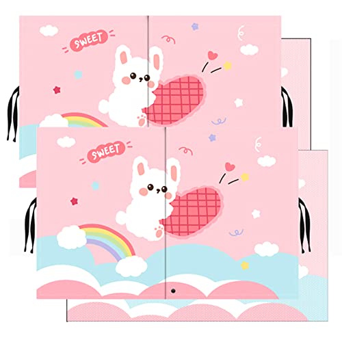 Car Sun Shade for Baby - EOHMAK Car Side Window Sun Shade Cover Upgrade Double Opening Car Interior Curtain Sun Blocker Blind (Pink Rabbit, 2 Pack) - color: Pink Rabbit, size: 2 Pack