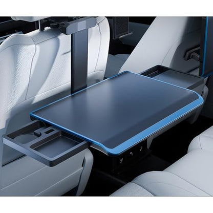 Car Seat Tray Table Foldable Travel Tray For Rear Passenger Seat Multi-Functional Portable Foldable Car Seat Table Travel Tray With Mobile Phone And Tablet Holder For Working, Writing, Eating, Traveli