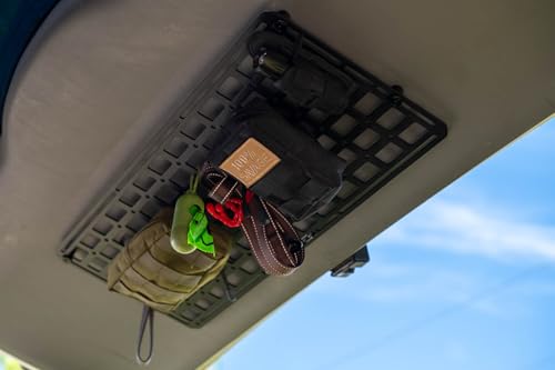 DV8 Offroad Universal Molle Panels | Can Be Mounted Almost Anywhere Including Vehicles, Garages, etc. | Available in 3 Sizes | Universal Mounting for Tools, Recovery Gear, & More (27" x 12") - size: 27" x 12"