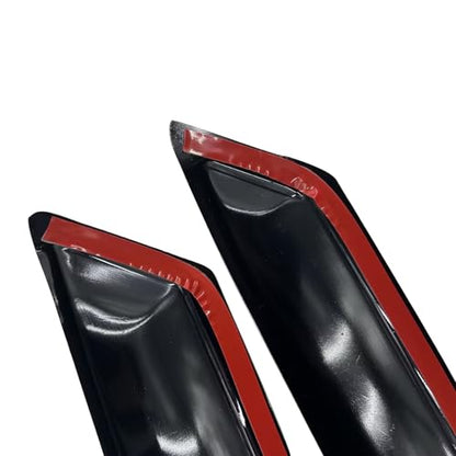 Tape-On Side Rain Guards for Honda Accord - 4pcs - size: 2018-2023 Honda Accord