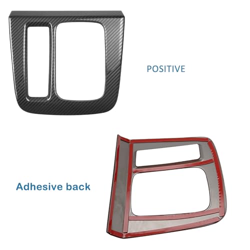 ramuel Compatible with Stainless Steel Gear Shift Panel Cover Trim Interior Accessories for Honda CRV 2023 (Carbon Fiber)
