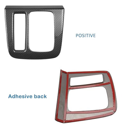 ramuel Compatible with Stainless Steel Gear Shift Panel Cover Trim Interior Accessories for Honda CRV 2023 (Carbon Fiber)