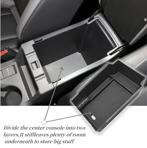 Compatible with Subaru Crosstrek Impreza 2024 2025 Center Console Armrest Storage Box ABS Tray Insert Organizer Glove Pallet Phone Holder - size: For Crosstrek Impreza 2024-2025