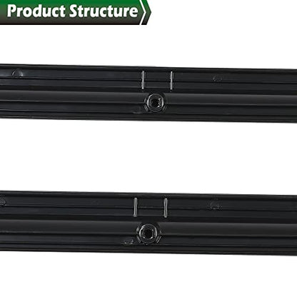 GRAND ORANGE Door Sill Scuff Plate Protector Pair Compatible with Ford Ranger Extended Cab & Regular Cab 1992-2011 Left and Right Black F57Z1013208A - size: Fit Ford Ranger Extended & Regular Cab 1992-2011
