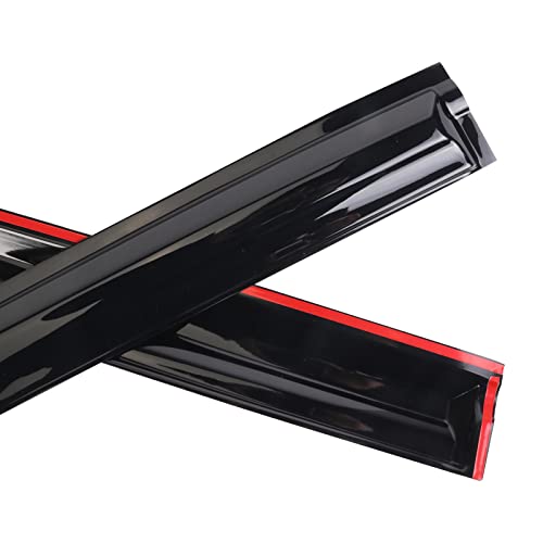 Tape-On Window Visors Deflectors Rain Guards 4 Piece Set ‎Compatible with 2006-2011 Honda Civic 94944 - size: 2006-2011 Honda Civic