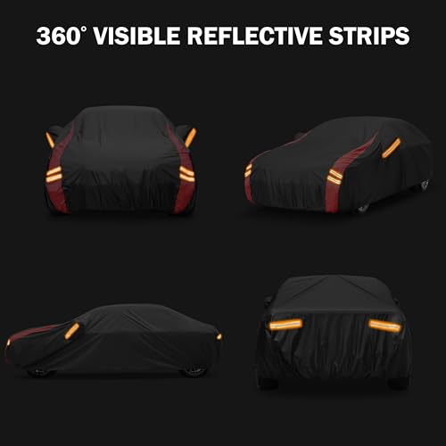 Car Cover Outdoor Automobiles Waterproof All Weater, Universal Fit (Length Up to 240 inch) XL+ - color: 4 Truck Cover, size: T3 Fit Truck Length up 230-242 inch