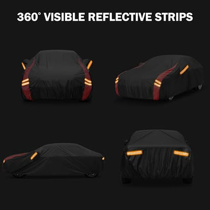 Car Cover Outdoor Automobiles Waterproof All Weater, Universal Fit (Length Up to 240 inch) XL+ - color: 4 Truck Cover, size: T3 Fit Truck Length up 230-242 inch