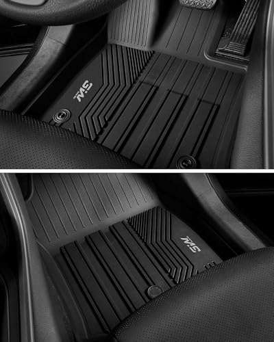 3W Floor Mats Fit Toyota RAV4 2019-2024 2025 (Not for Hybrid or Prime), TPE All Weather Custom Fit Floor Liner for Toyota RAV 4 LE/XLE/Limited/TRD/Adventure Car Mats, Black - size: 2. Toyota Rav4|19-25|floor Mats