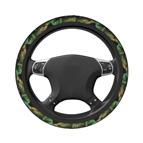Fish Steering Wheel Covers Non Slip Neoprene Universal 15 Inch Steering Wheel Protector Car Cover for Men Women - color: Fish