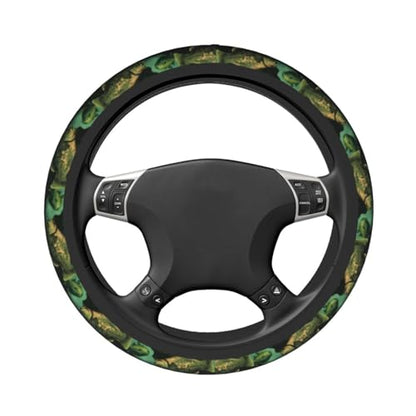 Fish Steering Wheel Covers Non Slip Neoprene Universal 15 Inch Steering Wheel Protector Car Cover for Men Women - color: Fish