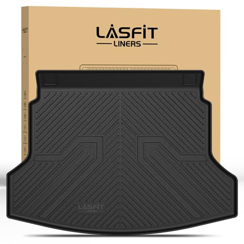 LASFIT Trunk Mat for Honda CRV 2012-2016, All Weather Custom Fit TPE Cargo Mat for CR-V 2012 2013 2014 2015 2016 Trunk Liner Trunk Tray Cargo Liner Cargo Tray, Black - style: 2）For Honda CR-V | 2012-2016 | Trunk Mat