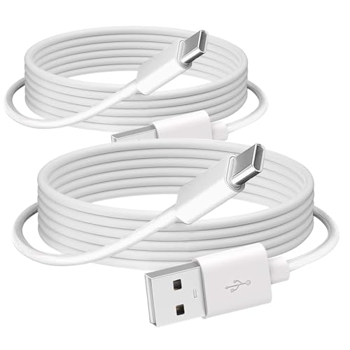 2 Pack USB A to USB C Cable for iPhone 16e 17 Air 16 15 Pro Max 16 15 Plus Car Carplay Data Cable, iPad USB C Cables,MacBook Air,Samsung S24 S23 S22,Google,LG Charger Charging Cord - color: White, size: 4 Feet, style: 2 Pack