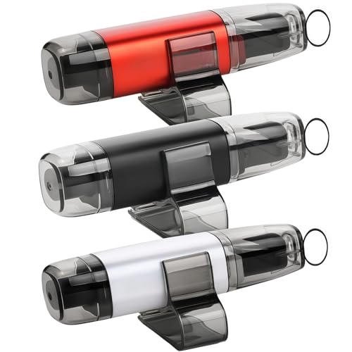 Window Breaker and Seatbelt Cutter with Keychain,2 in 1 Portable Car Safety Hammer Glass Breaker Emergency Escape Tool Underwater (3, redwhiteblack) - color: redwhiteblack