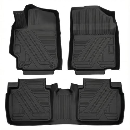 Aiqiying Floor Mats Compatible with Toyota Camry 2007-2011＆ 2012-2017,All Weather Carpet Protector 3D Waterproof Durable Odorless Custom-Fit FrontRear Rows Full Set TPE Car Liners Accessories - size: 2）For Toyota Camry I 2012-2017 I Floor Mat