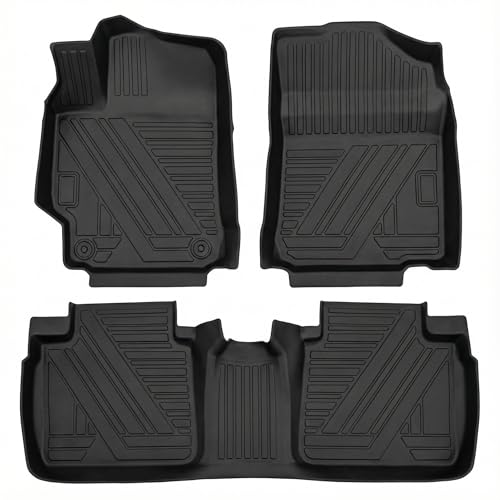 Aiqiying Floor Mats Compatible with Toyota Camry 2007-2011＆ 2012-2017,All Weather Carpet Protector 3D Waterproof Durable Odorless Custom-Fit FrontRear Rows Full Set TPE Car Liners Accessories - size: 2）For Toyota Camry I 2012-2017 I Floor Mat