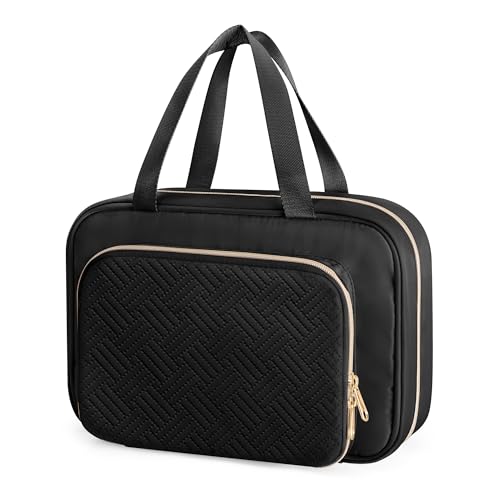 Fasrom Travel Toy Storage Organizer Bag, Water-Resistant Hanging Bag for Small Toys, Dolls & Snacks, Portable & Lightweight for Long Car Rides, Plane Trips, and Family Outings, Black - color: Black