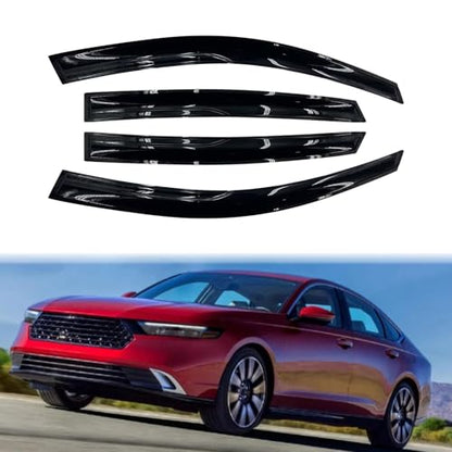 Tape-On Side Rain Guards for Honda Accord - 4pcs - size: 2018-2023 Honda Accord