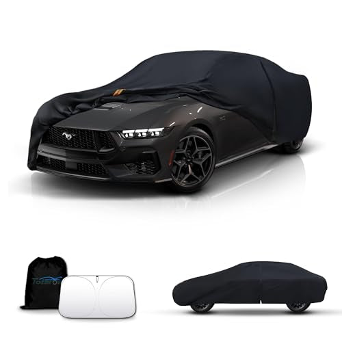 Waterproof Car Cover All-Weather,Full Exterior Automobiles Cover for Sedan/Coupe 186-193 inch Universal Fit Ford Mustang, Chevy Camaro/Corvette C3/C8, Kia Optima, Audi A4, BMW 5 Series etc - size: Fit Coupe Length 186-193 Inch(3xl-0)