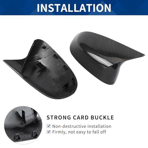 Side Mirror Cover Compatible with X3 G01 X4 G02 / Pre-lci X5 G05 X6 G06 X7 G07 (Carbon Fiber Pattern, G01 G02 G05) - color: Carbon Fiber Pattern, size: G01 G02 G05