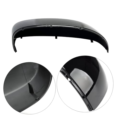 AtticZone Side Mirror Caps Covers Compatible with GMC Sierra Yukon, Chevrolet Silverado Suburban 1500 2500 3500 HD Avalanche Tahoe 2007-2013, Glossy Black - color: Glossy Black