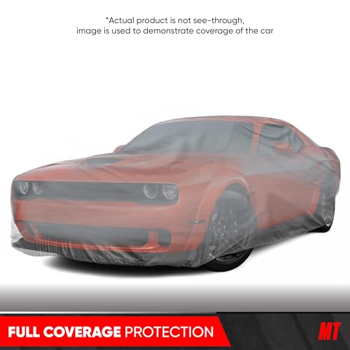 Motor Trend Breathable Lightweight Car Cover, Anti-Moisture Build-Up Water-Resistant Scratch-Resistant Travel-Friendly, Universal Fit for Cars SUVs Trucks Vans All-Weather Outdoor/Indoor, (XXL) 228" L - size: XXL