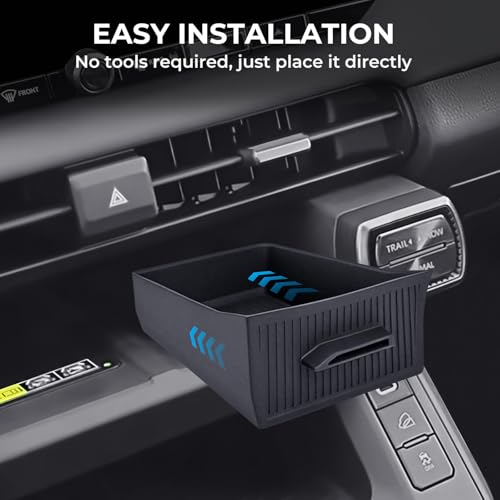 Center Console Organizer Tray Storage Box for Toyota RAV4 2026, Interior Accessories Removable Insert Drawer Tray for 2026 RAV 4, Black - style: 12) Fits for RAV4 2026, Console Drawer