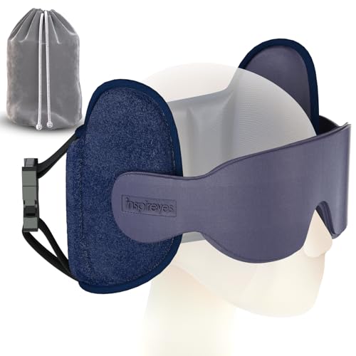 Inspireyes Travel Pillows for Airplanes, Airplane Pillow with Sleep Eye Mask, 360° Support Headrest Strap Travel Essentials for Long Flight, Car Trip, No Bobblehead, Fit Various Heights, Dark Grey - color: U-dark Grey