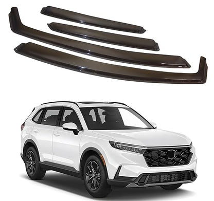 in-Channel Car Window Rain Guard Compatible with Honda CR-V (202307-) 4pcs, Taiwan Made Precise & Transparent Car Wind Deflectors No Water Leakage Visors - size: CR-V (202307-) 4pcs