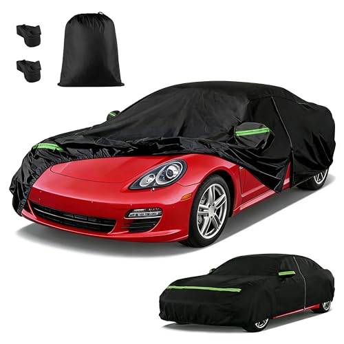 Car Cover for Porsche 911 1998-2026, Custom Fit Waterproof All Weather Full Car Cover, Windproof Outdoor Cover with Driver-Side Zipper Door - size: for Porsche 911