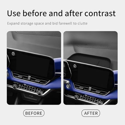 smabee Dashboard Organizer Tray for Chevrolet Chevy Equinox 2025 2026 Accessories Center Console Organizer Tray Armrest Storage Middle Console Insert Silicone - size: Dashboard Organizer Tray