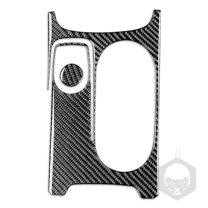 Auto Center Control Armrests Box Multimedia Knob Cap Water Cup Holder Panel Sticker Real Carbon Fiber Interior Trim Accessories Compatible with Benz CLA C117 2014-2018 GLA X156 2015-2019 Black - Kit - color: Center Control Armrests Box Multimedia Knob Cap