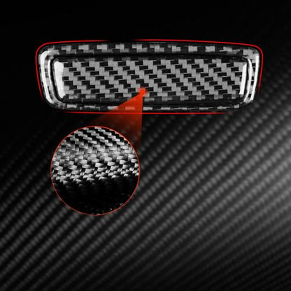 NVCNX Carbon Fiber Accessories for Mercedes Benz GLE GLS 350 450 450e 580 53 63 S AMG 2020-2026 2021 2022 2023 2024 2025 W167 C167 X167 Rear Armrest Cover Interior Trim Overlay Sticker Decal 2PCs - color: Rear Armrest Trim