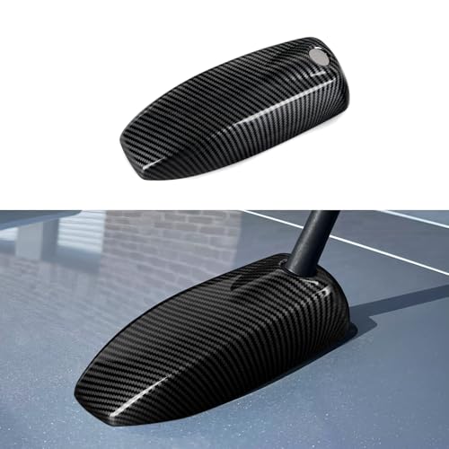 Youtaiche ABS Carbon Fiber Interior Roof Antenna Cover Trim for Chevy Colorado/GMC Canyon 2023 2024 2025 2026 Accessories - color: Roof Antenna