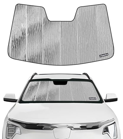 Pigenius Windshield Sun Shade for Kia NIRO & NIRO EV 2023-2026 (Gen 2 / SG2), Reversible Silver/Black - size: for Kia Niro 2023-2024