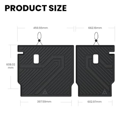 LASFIT Rear Seat Back Protector for Honda HR-V 2023-2026,All Weather TPE Pet Friendly Custom Fit HR-V Second Row Back Seat Cover Backseat Mat Liner - style: 6）For Honda HR-V | 2023-2026 | Back Seat Cover