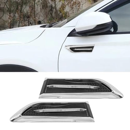 2 PCS Plastic Car Air Vent Trim Sticker, Hardy Body Vent Sticker, Suitable for Most Cars and Vehicles with Decorative Designs