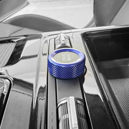 Aluminum Car Gear Control Knob Cover Drive Mode Gear Shift Switch Knob Protective Cover Compatible with Kia K5 2021-2025 Accessories (Blue Style) - color: Blue Style